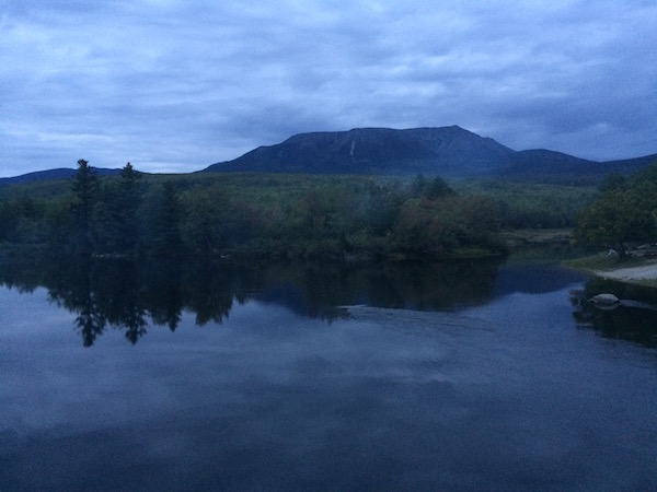 View of Katahdin from Abol Bridge