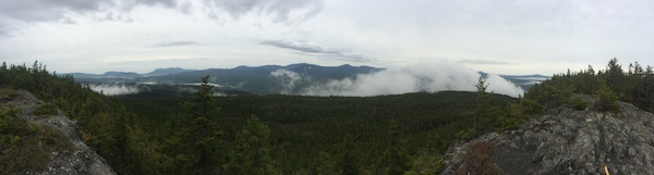 View from Chairback Mountain