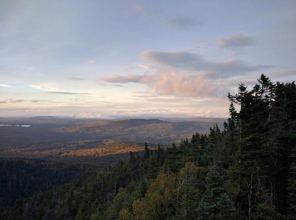 View of Katahdin from White Cap Mountain